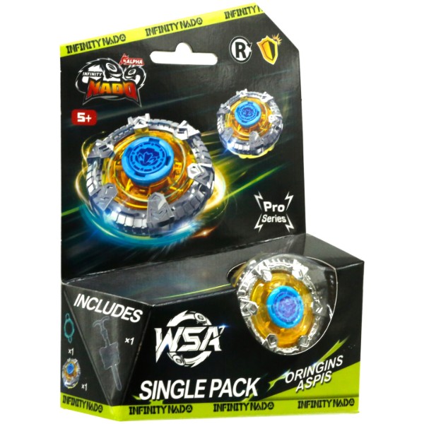 Фото - Дзиґа Infinity Nado VII Pro Series Single Pack Origins Aspis (EU664621-4)